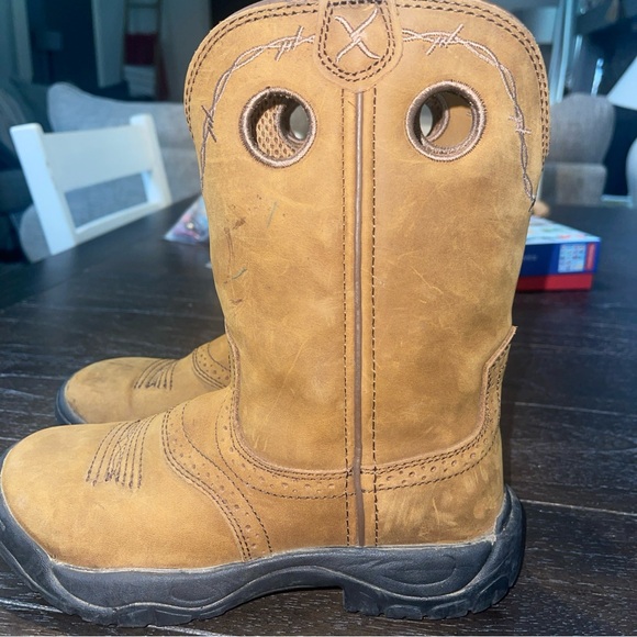 Twisted X With Cell-stone Waterproof Women’s Boots Size 6.5M Color Brown. - Picture 4 of 7